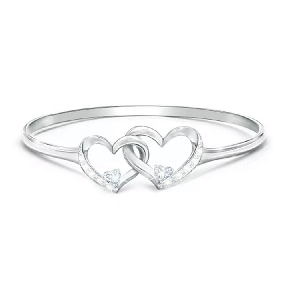 HeartToHeart Fashion 925 Silver RingWhite Sapphire